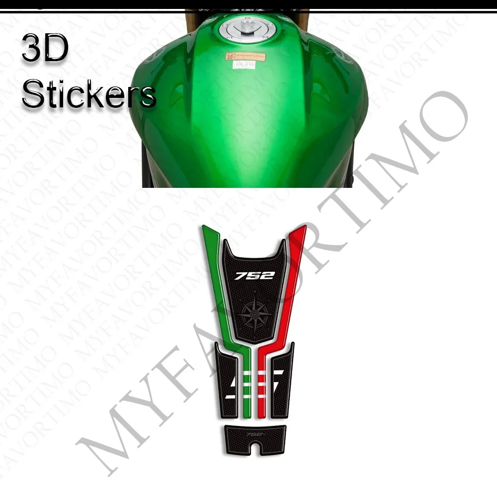 Защитная накладка на бак для мотоцикла Benelli 752 S боковые захваты комплект