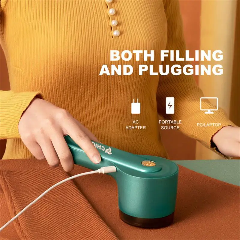 

Electric Lint Remover For Clothing Hair Ball Trimmer Fuzz Clothes Sweater Shaver USB Cleaning Tools Brush&blade Home Appliances