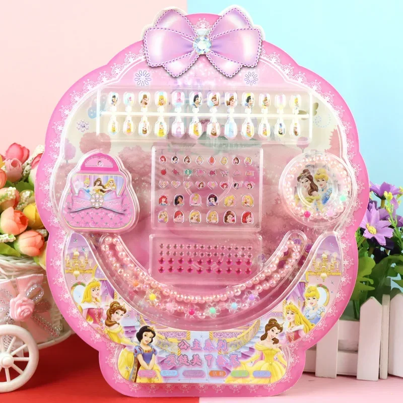 Детское милое кавайное ожерелье с бриллиантами Disney Холодное сердце Эльза София