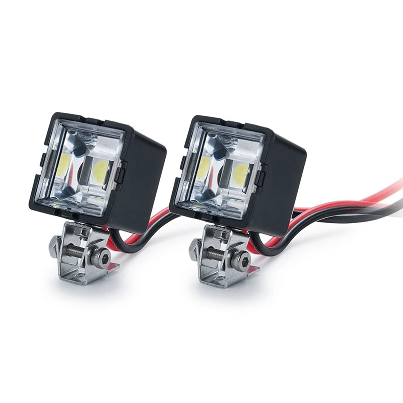 

RC Car LED Lights Headlights Spotlight For 1/10 RC Crawler Traxxas TRX4 TRX6 Axial SCX10 90046 Wraith RR10 MST Redcat
