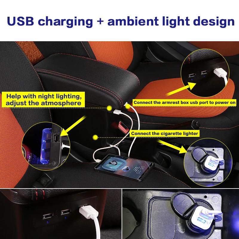 Для Suzuki Jimny подлокотник 2007-2015 все в одном для старого автомобильный автомобильные