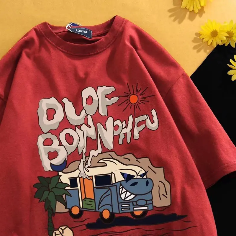 

Мужская футболка с коротким рукавом, в стиле ретро