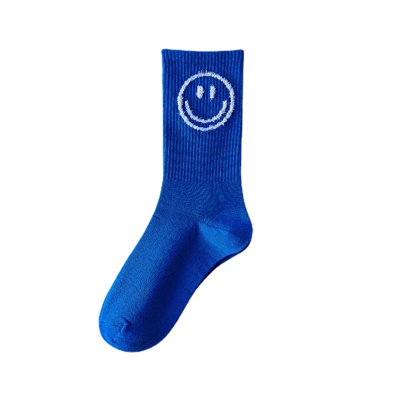 Klein blue socks ins tide brand socks cotton long tube Harajuku socks women's autumn and winter couples wear mid-tube men's sock