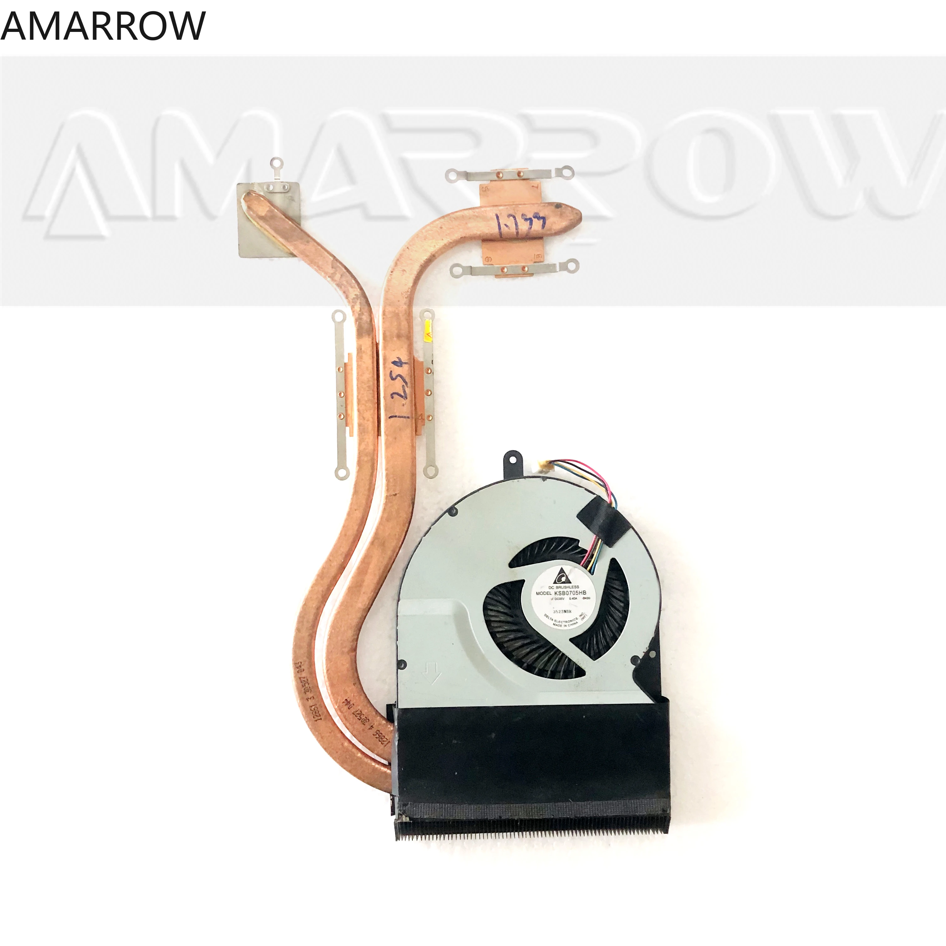 Оригинальный Процессор охлаждающий вентилятор для Asus N56DP N56 N56D N56DY вентилятор с радиатором 13NB0141AM010