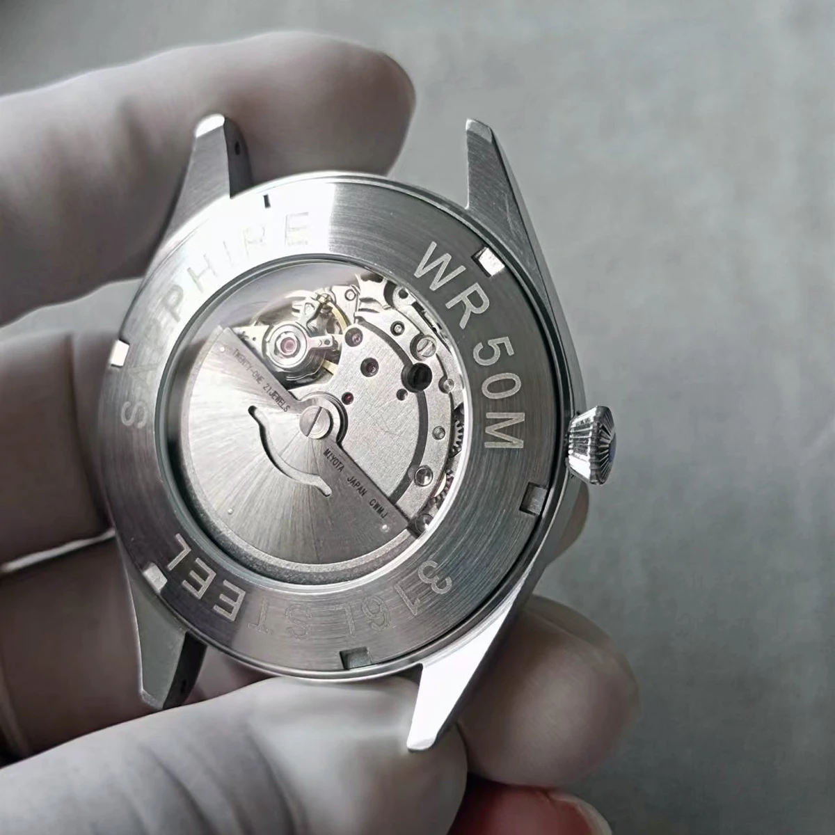 Фото Механические часы Холст Flieger Авиатор Пилот Наручные часы Оливково-зеленая стрелка Вторая мировая война Немецкий WW2 Автоматический механизм Япония Сапфир №2