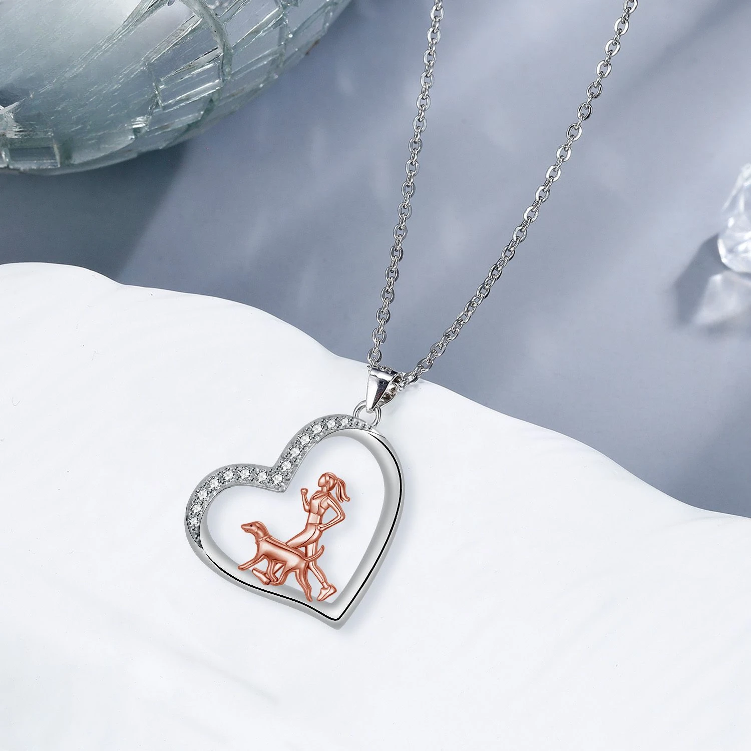 Популярное ожерелье с подвеской для бега девочек ожерелья любителей спорта