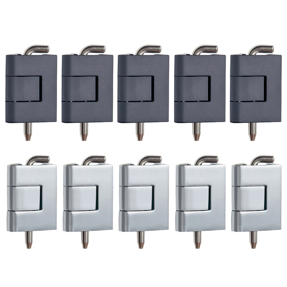 

8X Zinc Alloy Industrial Hinges Distribution Box Hinge Cabinet Door Bolt Lock Switch Electric Cabinet Hinges Chassis Latch Hinge
