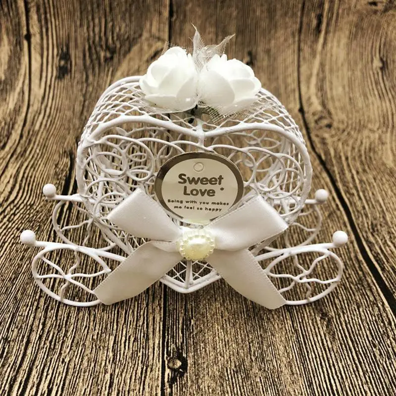 Creative Heart Wedding Sugar Box Chocolate Gift Boxes Wedding Gift Box For Bridal Birthday Wedding Decor