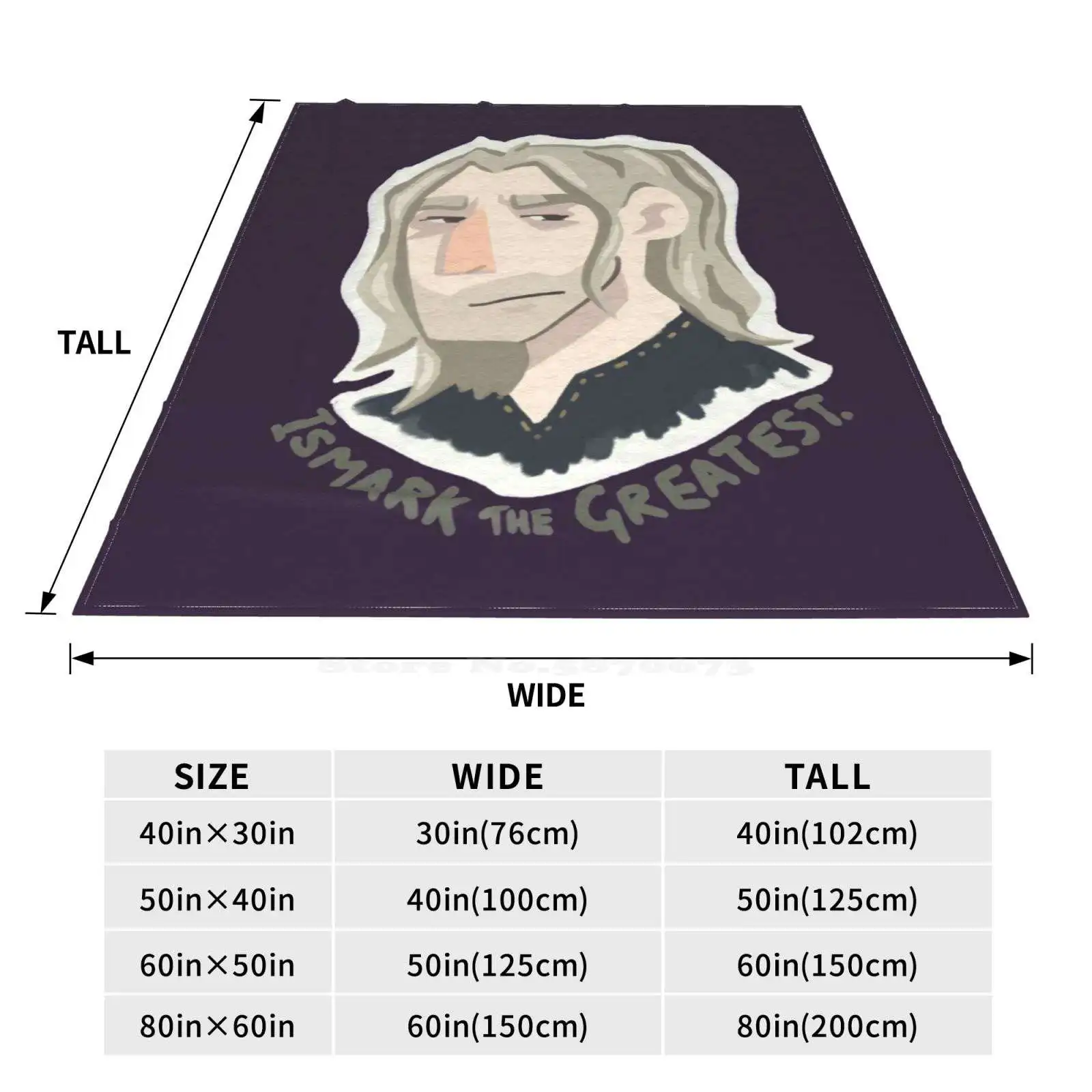 Малый Креативный дизайн Ismark тонкое мягкое фланелевое одеяло проклеивание страх
