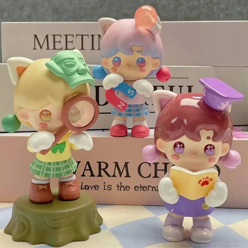 MOKOKIMO Campus Series Blind Box Toys Guess Bag Mystery Mistery Caixa Фигурка Surpresa Милая модель на день рождения