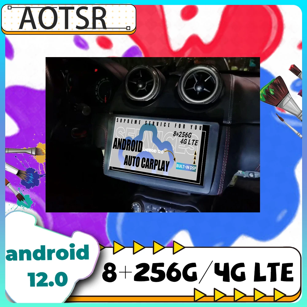 9-дюймовый Android 12 автомобильный радиоприемник для Ferrari California 2009-2018 навигация GPS