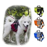 dog harness accessories pet supplies reflective pannier bag traveling backpack no pull grande reflective pannier carrier