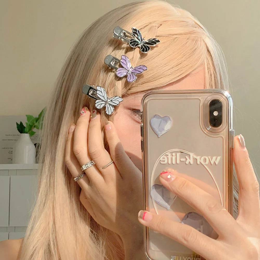 

1PCS New Fashion Temperament Butterfly Girls Hairpins Cute Hair Clips Kids Headwear Children Hair Accessories