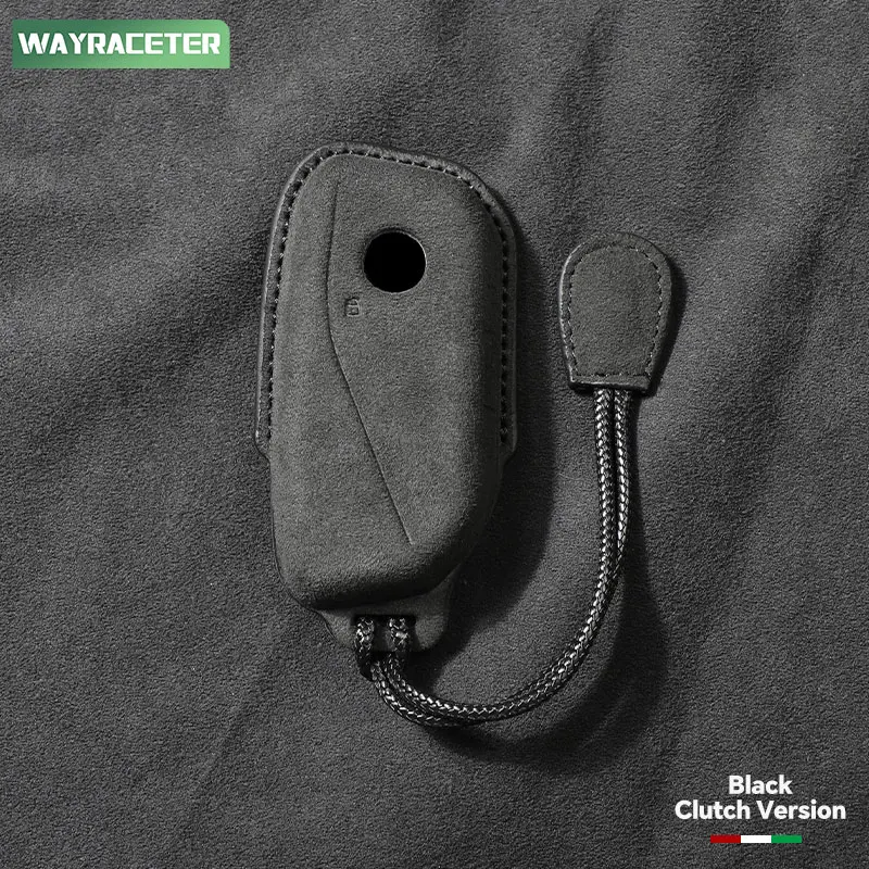 

Чехол для автомобильного ключа из алькантары для BMW X3 G45 X5 G05 G06 2024 X7 G07 2025 G70 7 5 серии G60 G61 X1 U11 iX i20 M5 G90 G99