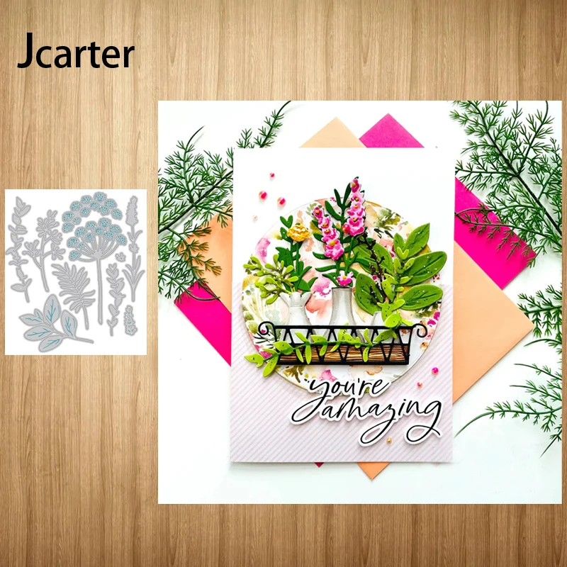 

Plant Leaves Branch Metal Cutting Dies Craft Handmade Tools Knife Mould Blade Punch Stencils for Scrapbooking Model Decoration