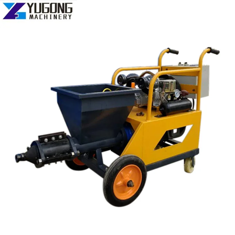 

YUGONG NEW Diesel Engine Spraying Plaster Cement Plastering Spray Factory Direct Gunite Diesel Mortar Sprayer Machines Price
