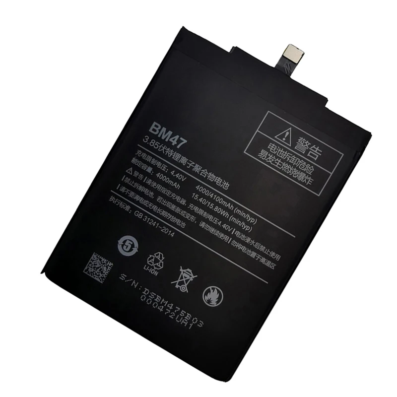 Фото Быстрая доставка, аккумулятор BM47 4100 мАч для Xiaomi Hongmi Redmi 3Pro 3 Pro 3S 3X 4X, аккумулятор для телефона + инструменты №5