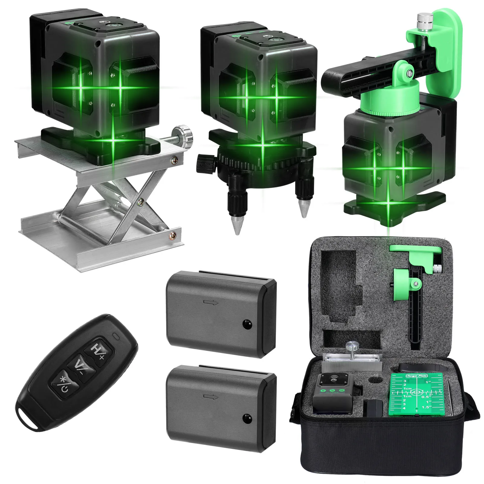 

Самонивелирующийся лазерный уровень, 12 линий, перезаряжаемый по USB