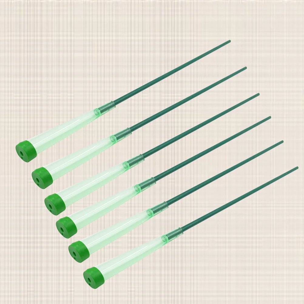 

Water Flower Tube Floral Tubes Vials Flowers Picks Stem Clear Plastic Nutrition Bouquet Green Container Supplies Holder