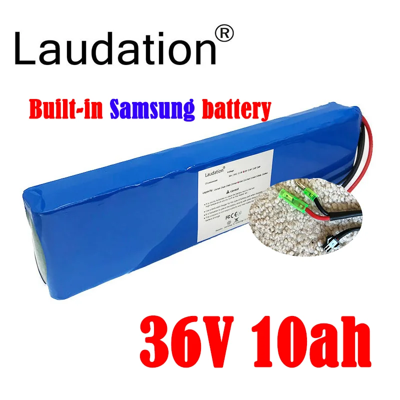 Литиевый аккумулятор Fiido D1 D2 36V10Ah, встроенный аккумулятор Samsung с зарядным устройством BMS для электрического велосипеда 15а