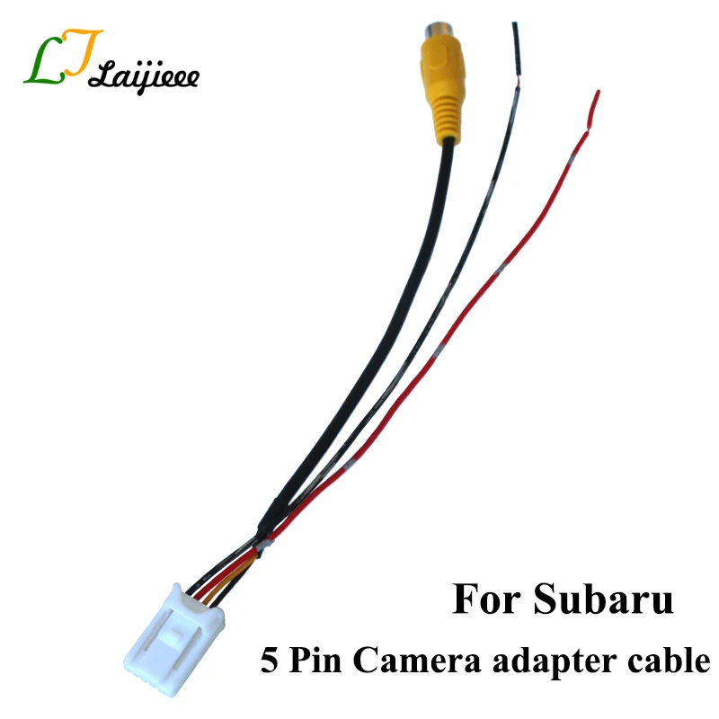 

5-контактный адаптер камеры заднего вида для Subaru Forester Impreza Levorg Liberty WRX XV, неразрушающая установка после рынка камеры