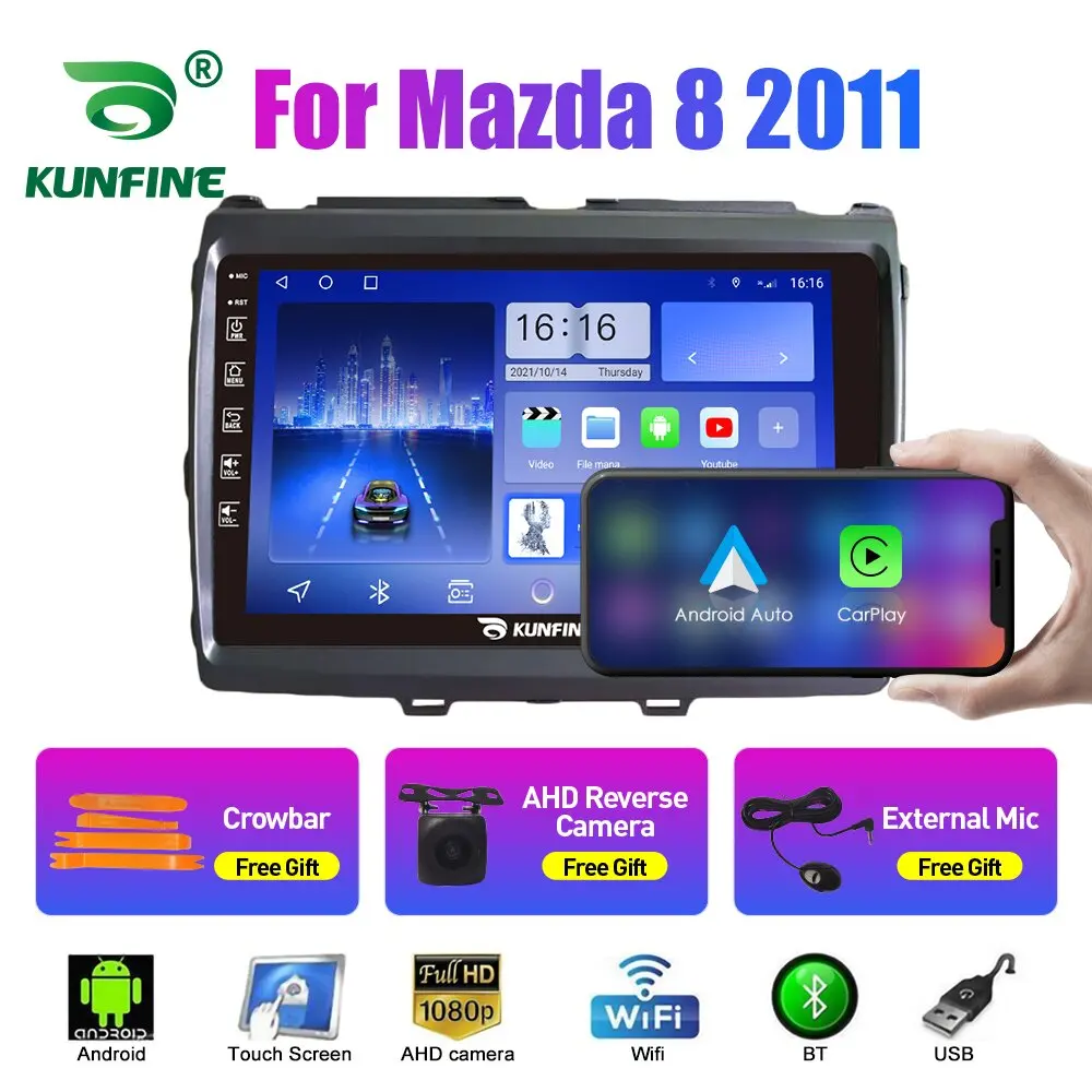 

Автомобильный радиоприемник для Mazda 8 2011 2Din Android Восьмиядерный автомобильный стерео DVD GPS-навигатор плеер Мультимедиа Android Авто Carplay