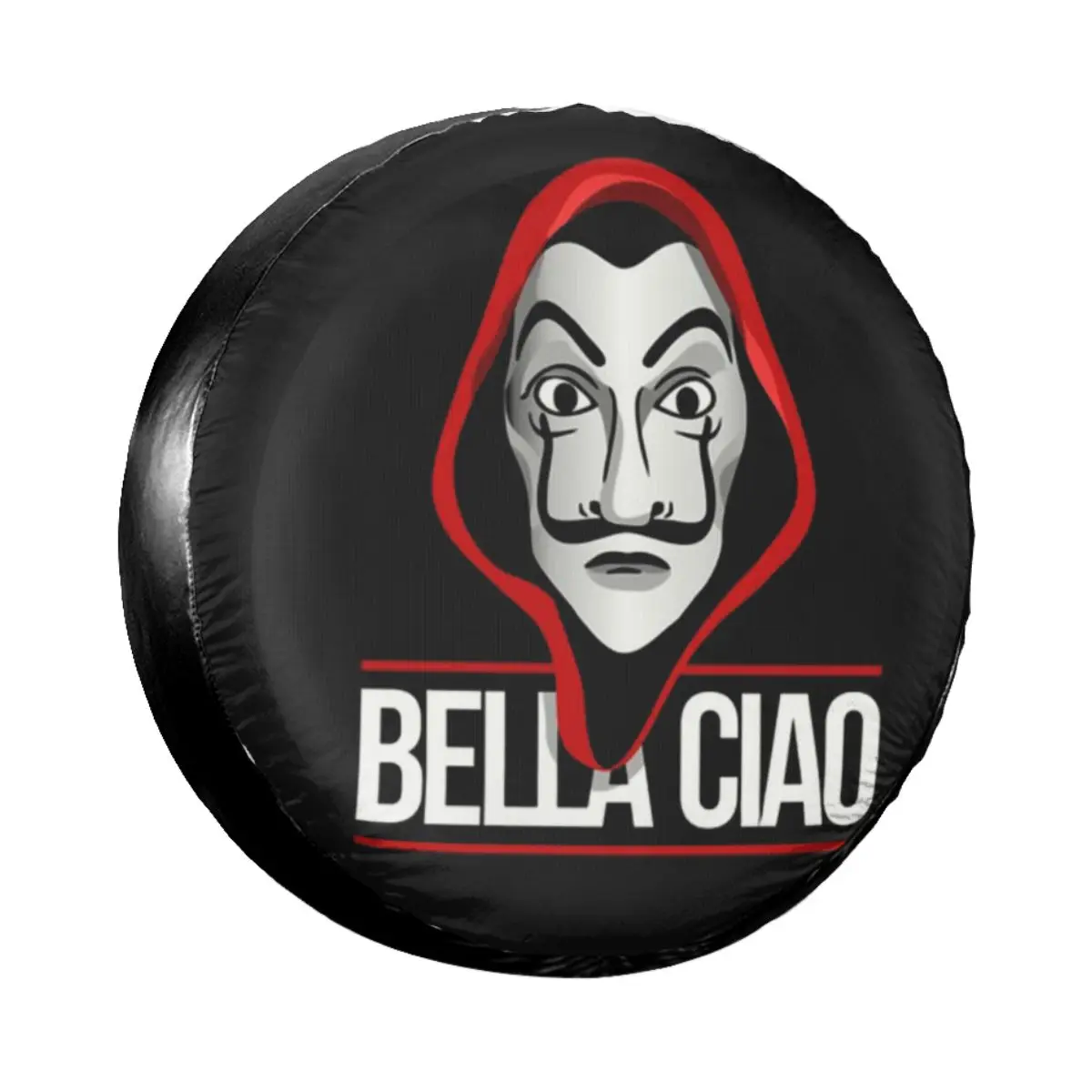 

Bella Ciao Spare Tire Cover for Jeep Pajero Custom Money Heist La Casa De Papel Dust-Proof Car Wheel Covers 14" 15" 16" 17" Inch