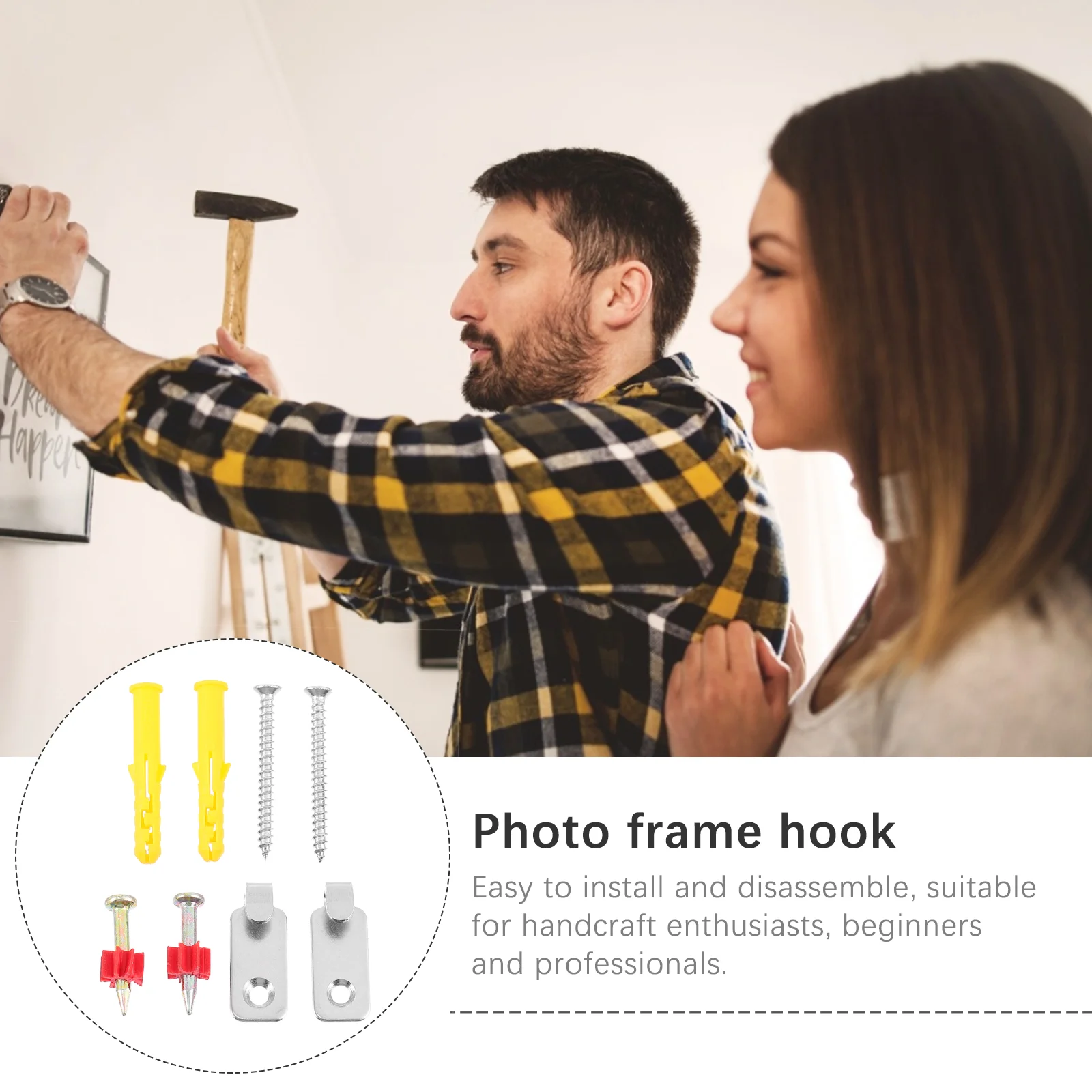 4 комплекта крючков для фоторамки красивые бытовые настенные крючки |