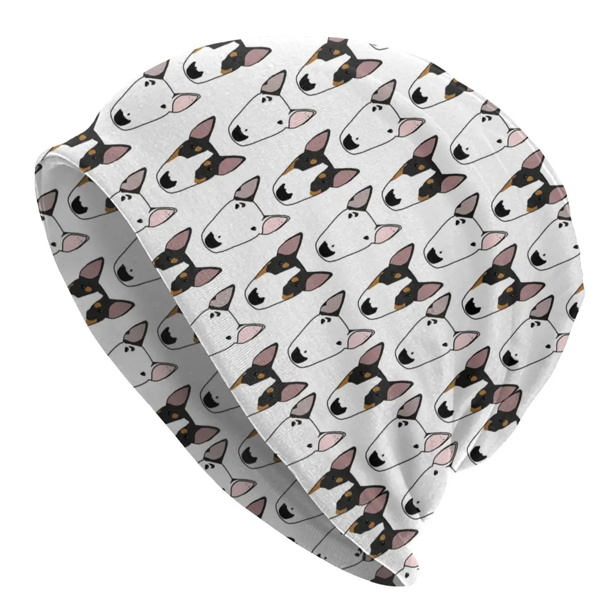 

Fashion Bull Terrier Dogs Beanie Cap Unisex Winter Warm Bonnet Homme Knitted Hat Outdoor Ski Pet Lover Beanies Cap For Men Women