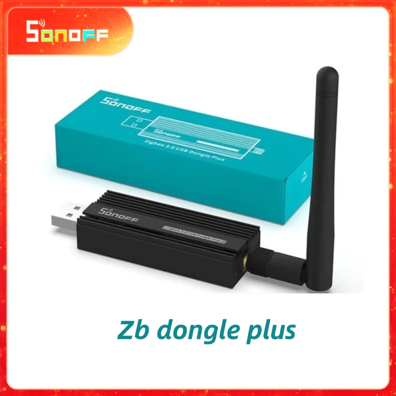 

USB-ключ SONOFF Zigbee 3,0 Plus, универсальный голосовой пульт дистанционного управления через ZHA или Zigbee2MQTT, работает с Alexa Google Home