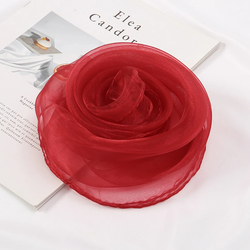 Шелковый квадратный шарф