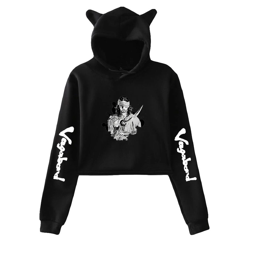 

2022 Spring and Autumn New Ladies Hooded Sweater Student Cute Cat Ear Fashion Trend Print Loose Long Sleeve Pullover Jacket