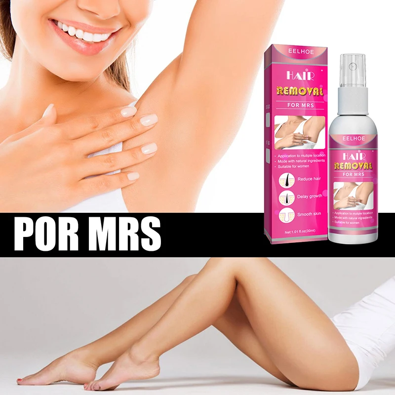 

10/20/30ml Powerful Hair Removal Spray Super Natural Painless Permanent Hair Remover for Women Men Whole Body Depilatory Cream