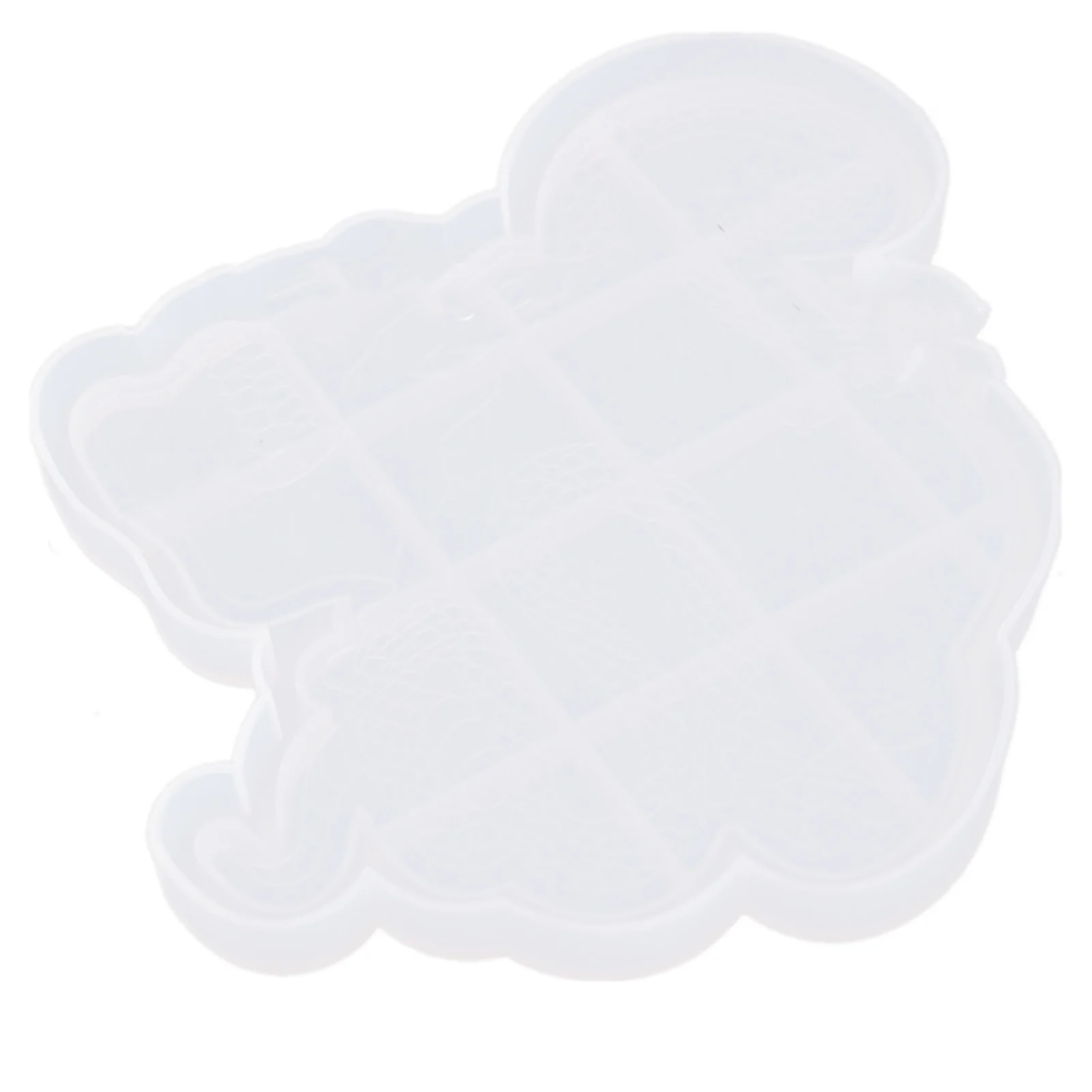 

Мягкий силиконовый держатель для трафарета с изображением черепа и змеи