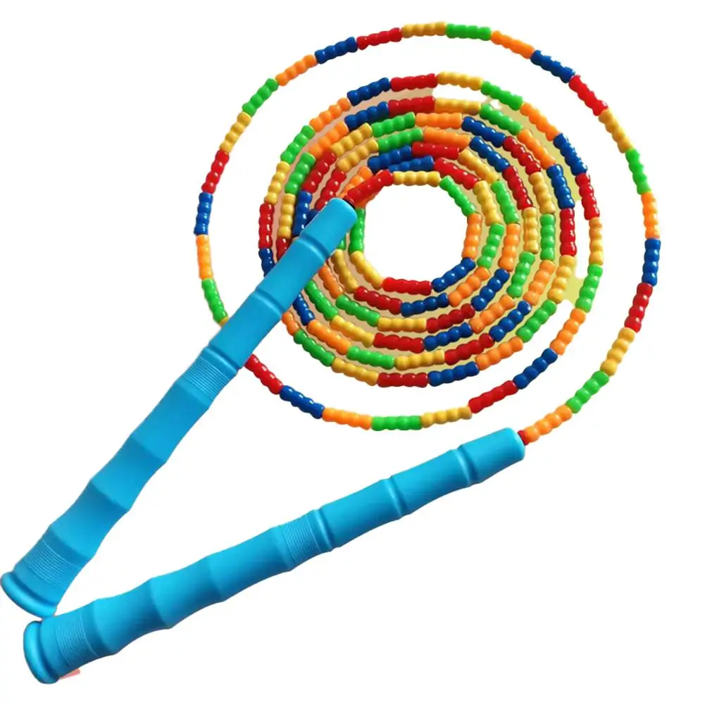 

Skipping Rope Yoga Soft Beaded Workout Jumping Non-slip Handle Sports Gym Exercise Fat Burning Fitness Adjustable Jumping Ropes