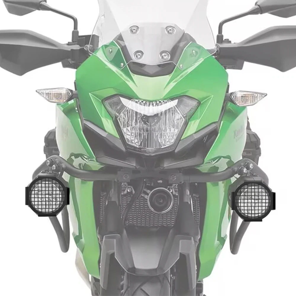 

FOR KAWASAKI VERSYS-X 300 Motorcycle Accessories Spotlight Auxiliary Light Led Guard Protective Cover 2023 2022 2021 2020-2017