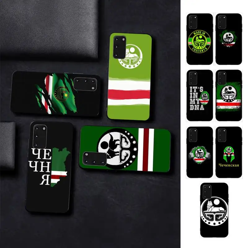 

Chechnya flag Phone Case for Samsung S10 21 20 9 8 plus lite S20 UlTRA 7edge
