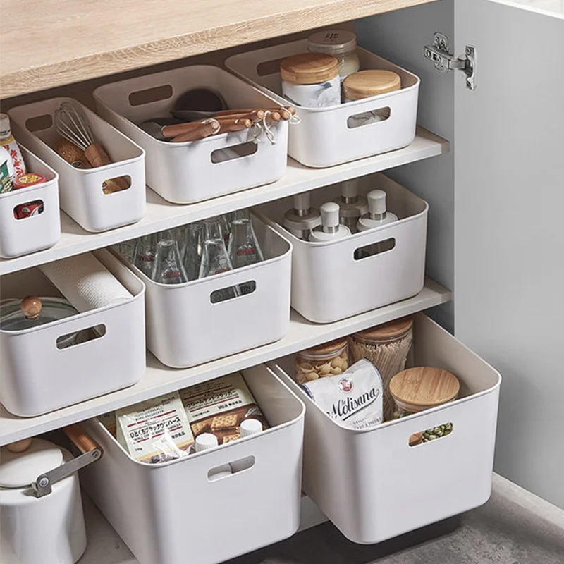 

Multi-functional home plastic storage box storage basket for small sundries and daily supplies