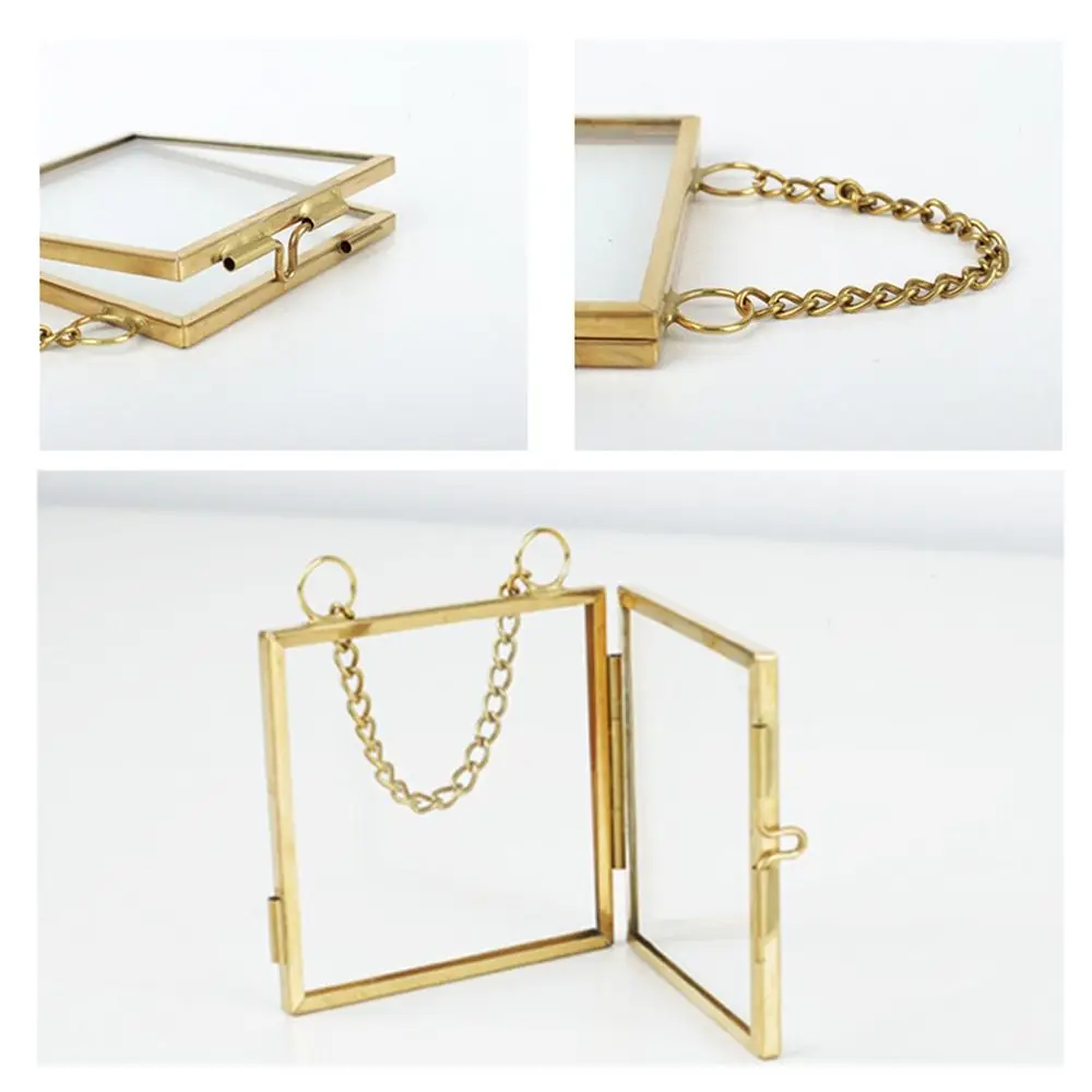 Креативная металлическая фоторамка сделай сам в стиле ретро высокопрозрачная