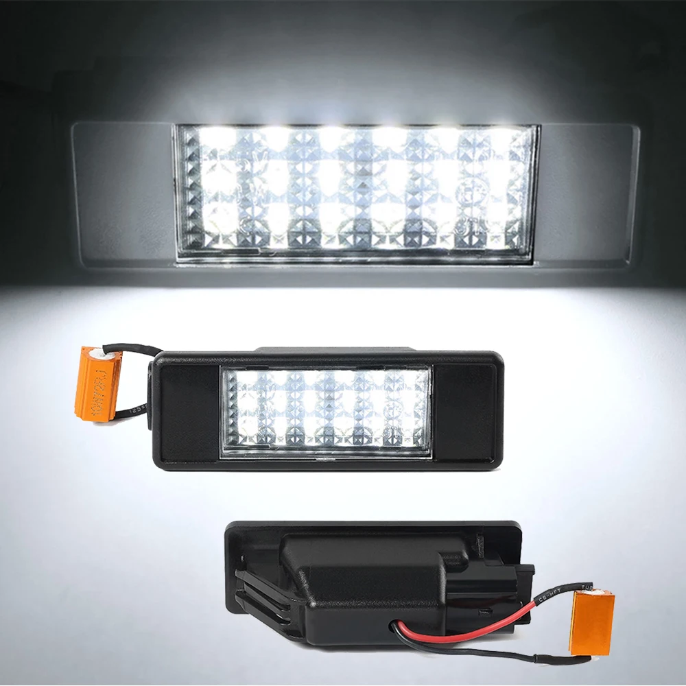 

2 шт., задние фонари Canbus для номерного знака Mercedes-Benz Vito Viano Sprinter W906 2006-2018 W639, автомобильные аксессуары подсветка номера подсветка номера подсветка номер