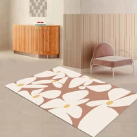 nordic minimalist mat floral print dresser cloakroom large living room carpet hotel bedroom girl decoration anti slip rug