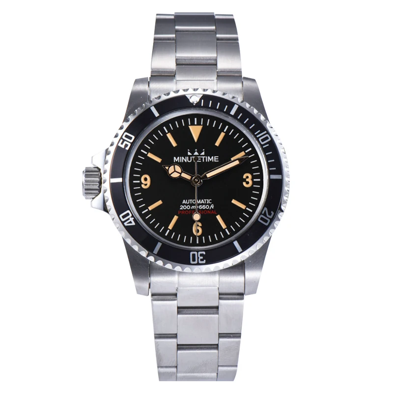 

NEW Waterproof Watch for Men NH35 NH38 Automatic Mechanical Wristwatch Left-Handed Watches Stainless Steel Luminous Mens Watches