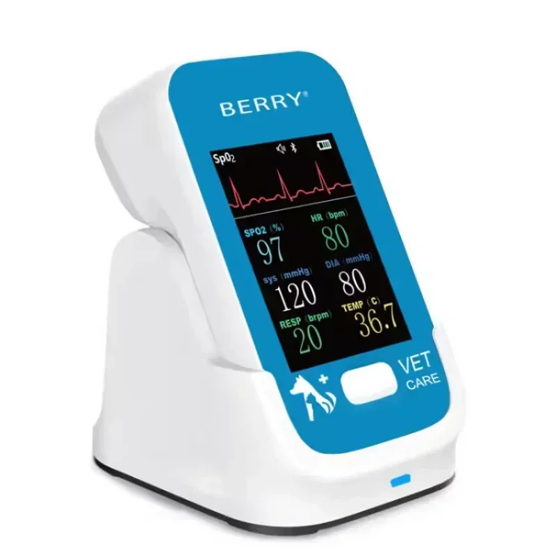 Ветеринарный 6-параметрический монитор BERRY AM6200 для клиники домашних животных с