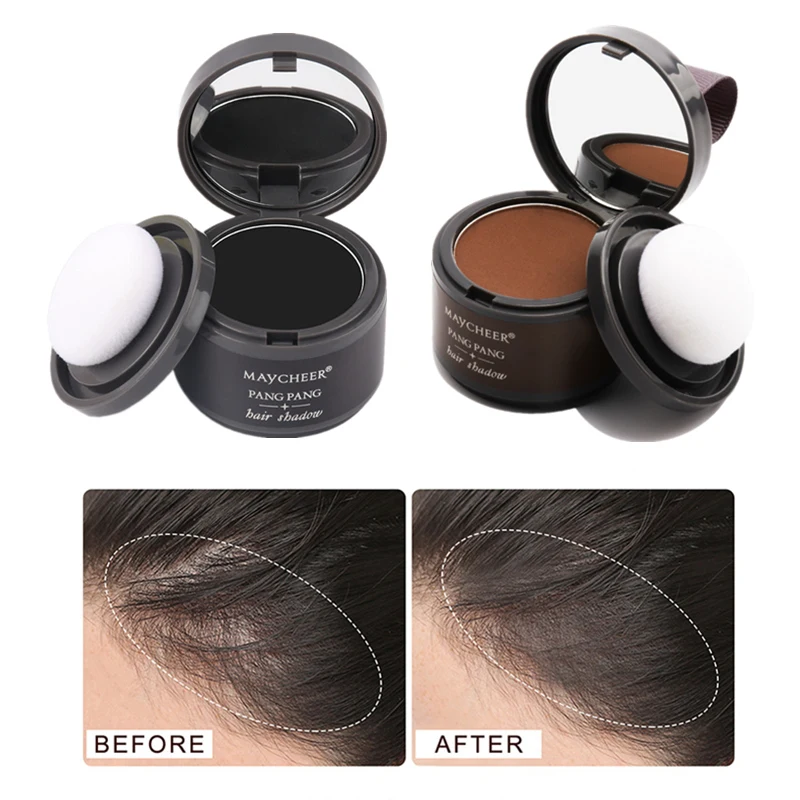 

1PC Volumizing Hair Fluffy Powder Instantly Black Root Cover Up Natural Instant Hair Line Shadow Powder Hair Concealer Coverage