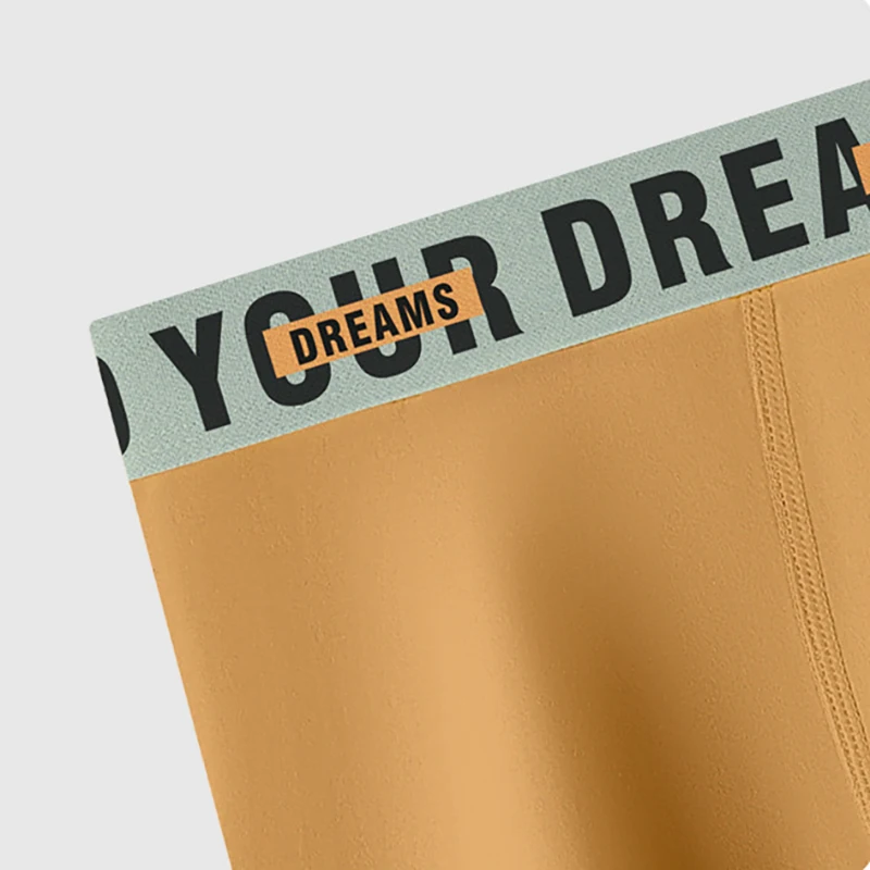 Brand Men's Cotton Underwear Low Waist Sexy Trendy Boxers Comfortable Sweat-Absorbent Antibacterial Boxer Shorts Underpants 3PCS