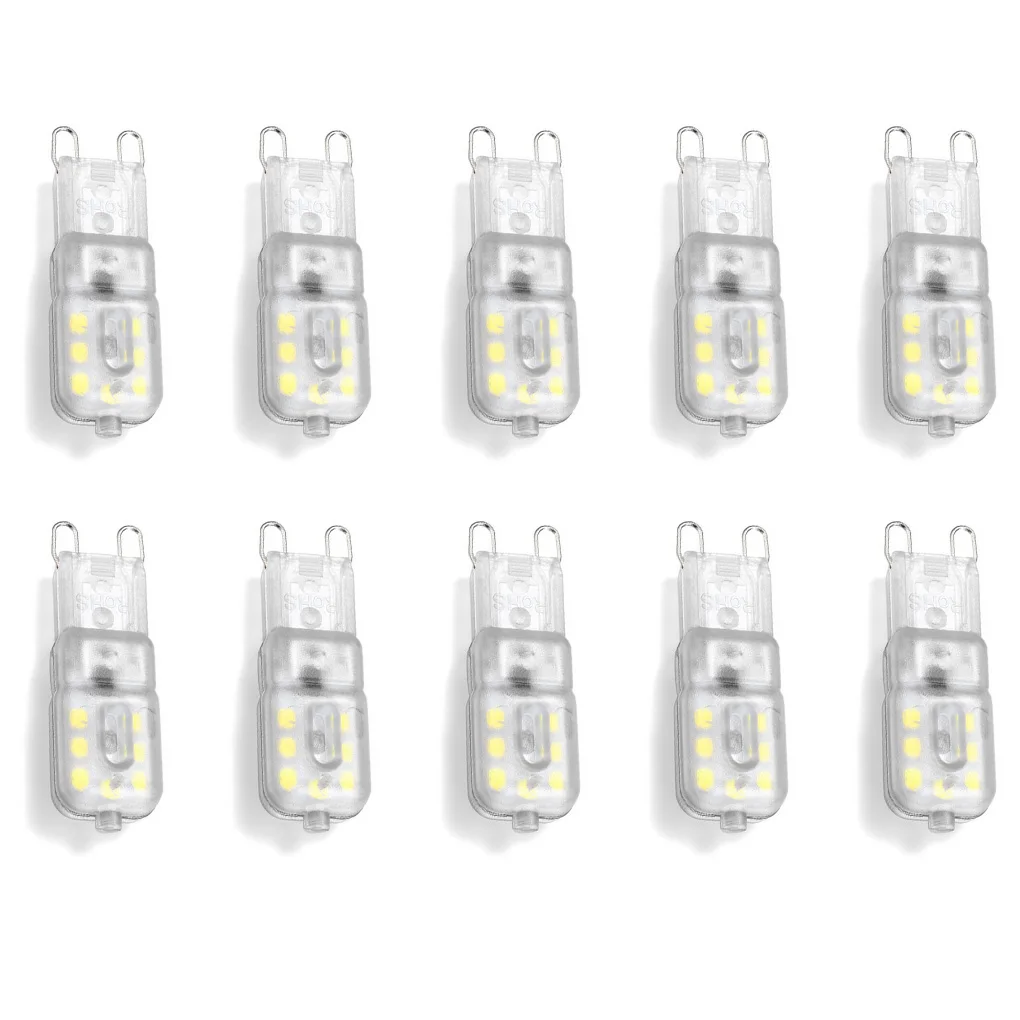 

10 Pieces G9 8W LED Corn Light 550LM Super Bright Bulb Constant Power Home