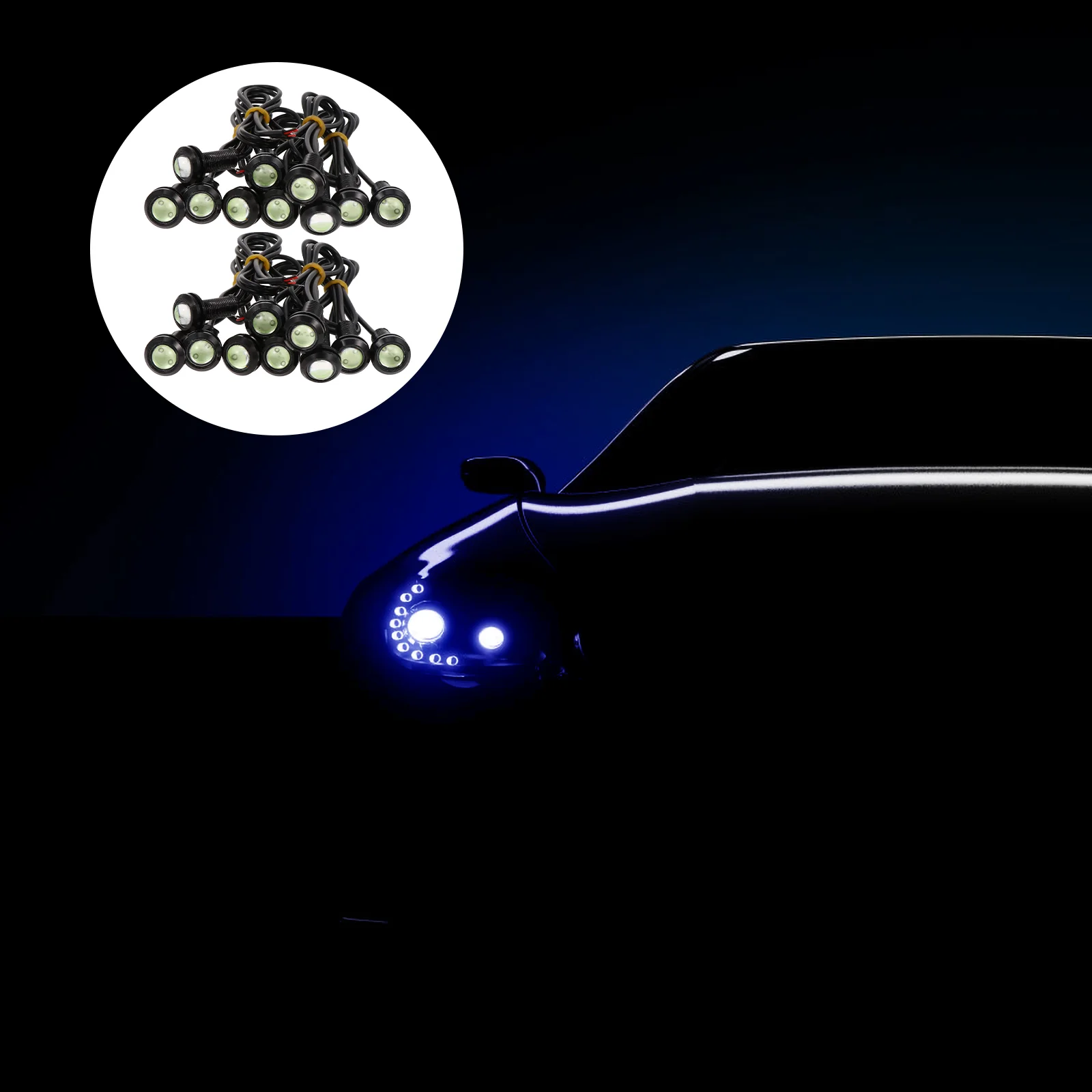 

10 шт., водонепроницаемые сигнальные лампы для лодок