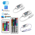 Волшебный домашний Дневной светильник RGBW RGBWW RGB, светодиодный Wi-Fi контроллер, диммер, музыкальный контроллер для светодиодной ленты 5050 2835