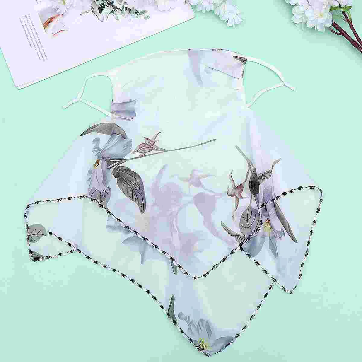 

Women Neck Scarves Warming Scarf Neck Warmer Neck Mask Bandana Chiffon Scarf Sun Protection Face Bandana Neck Face Scarf