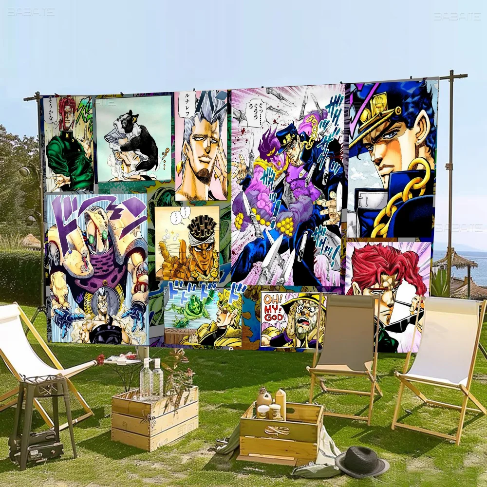 Ковер JoJo S Bizarre Adventure Аниме Таблица Флаг Для Гостиной Домашний Декор Общежития